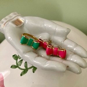 Kate Spade Bow Earrings and Ring Bundle